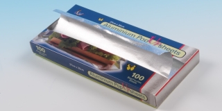 folia aluminiowa dla cateringu w podajniku