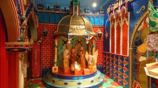 folia aluminiowa kolorowa w szopkach krakowskich